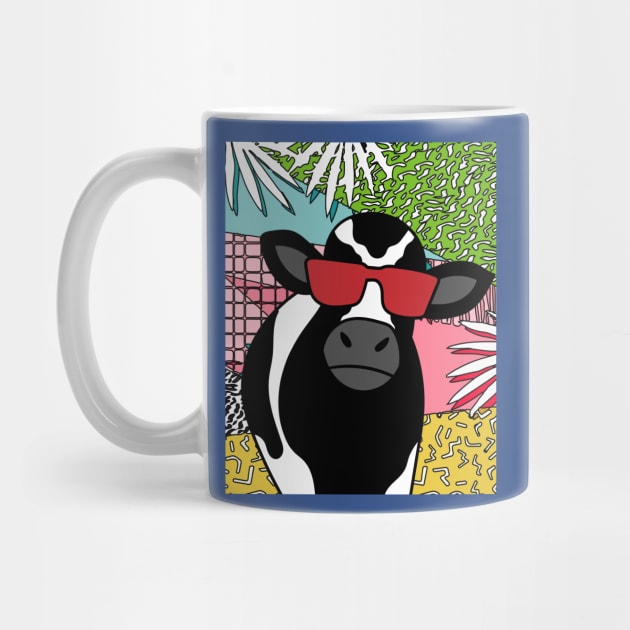 Funny Cow With Sunglasses Muh by flofin